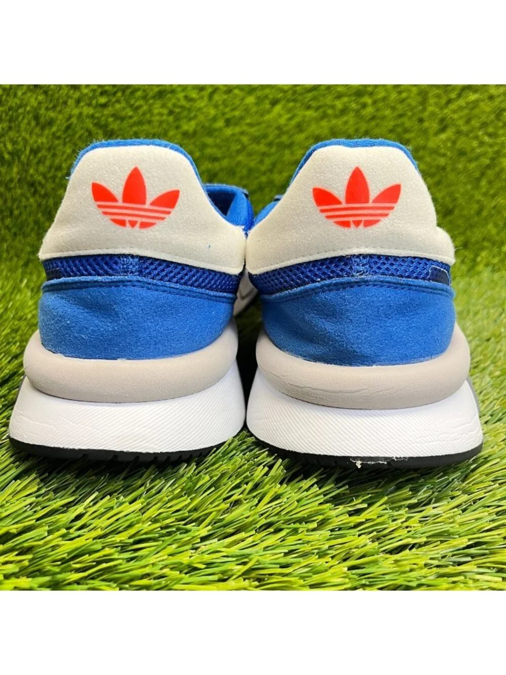 Adidas Originals Retroset Mens Size 11 Blue Red Athletic Running Shoes Sneakers
